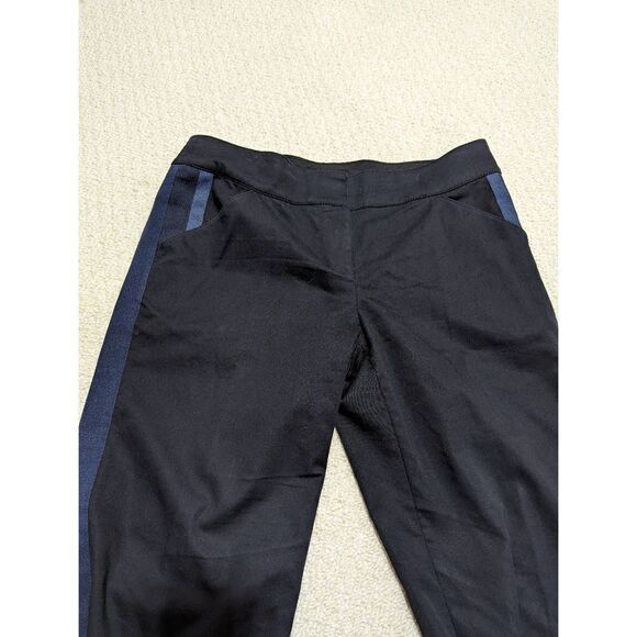 Kenneth Cole Women's Wide Leg Colorblock Cotton Blend Pants Size 2 - Picture 3 of 6